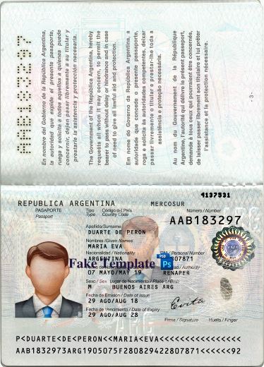 Argentina Passport
