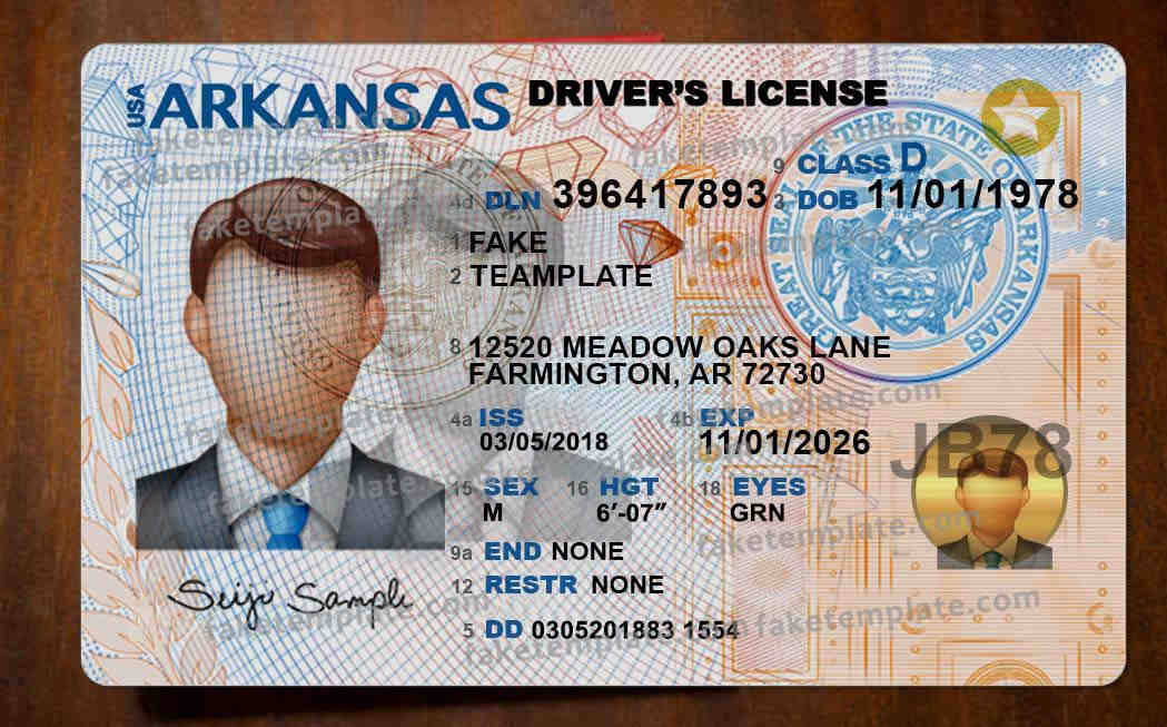arkansas-drivers-license-template-02