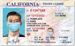 California Driver License Psd