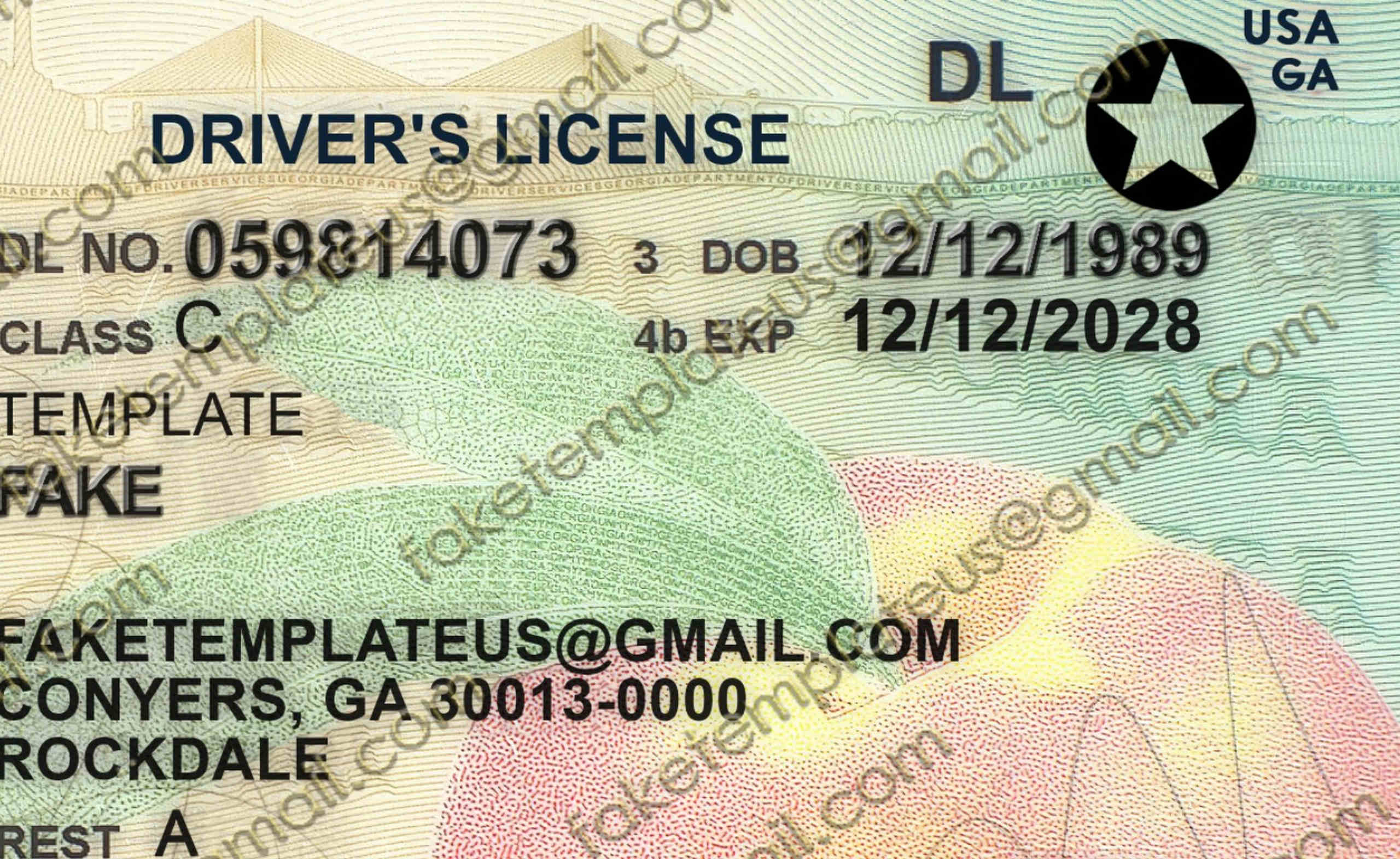 fake georgia drivers license fake georgia drivers license