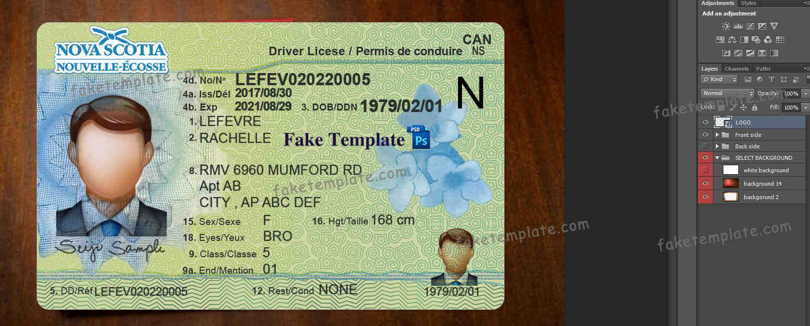nova-scotia-driver-license-template-02 nova-scotia-driver-license-template-02