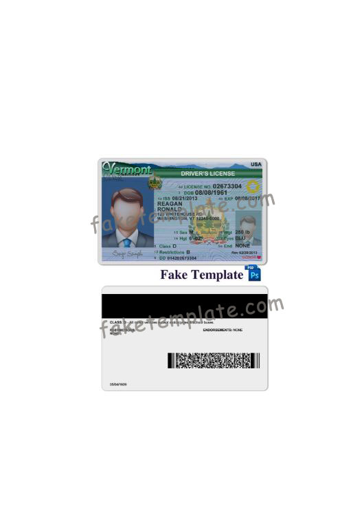 vermont-drivers-license-template-05 vermont-drivers-license-template-05