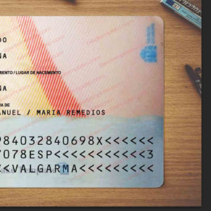 Spain ID Card Template Psd V1 - Fake Spanish ID Card - High quality