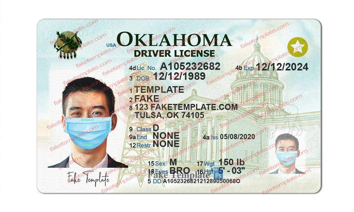 oklahoma drivers license psd