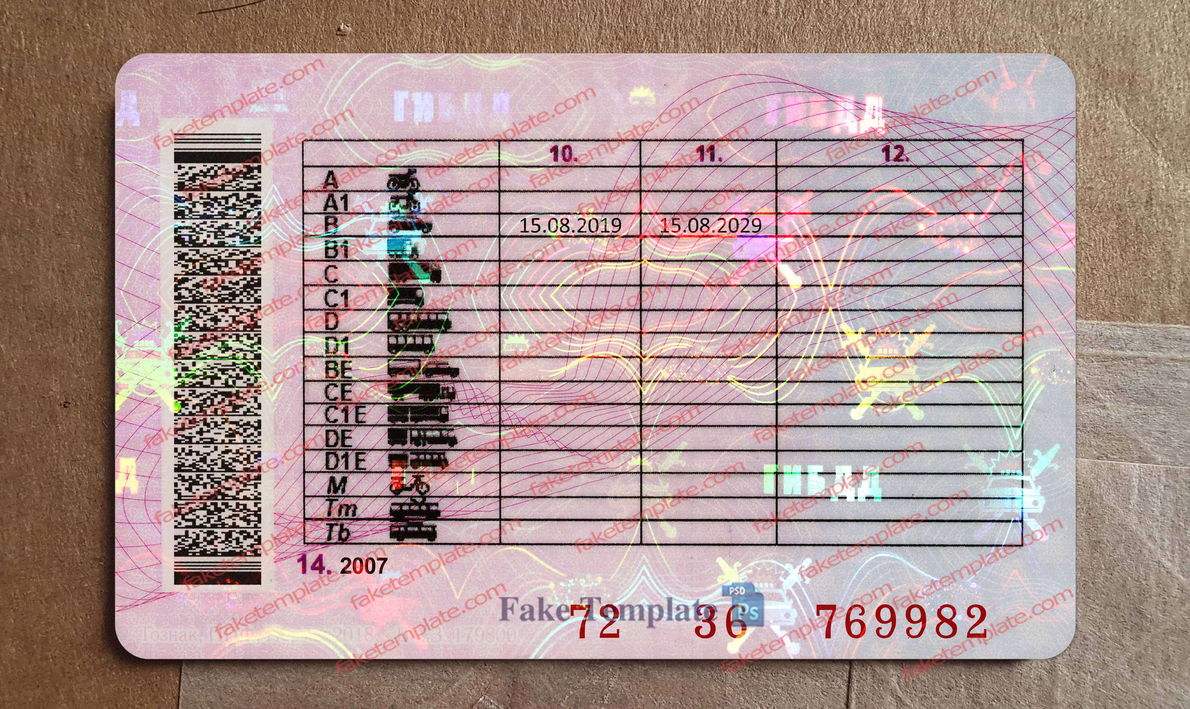russia drivers license back russia drivers license back
