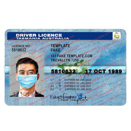 fake tasmanian drivers licence