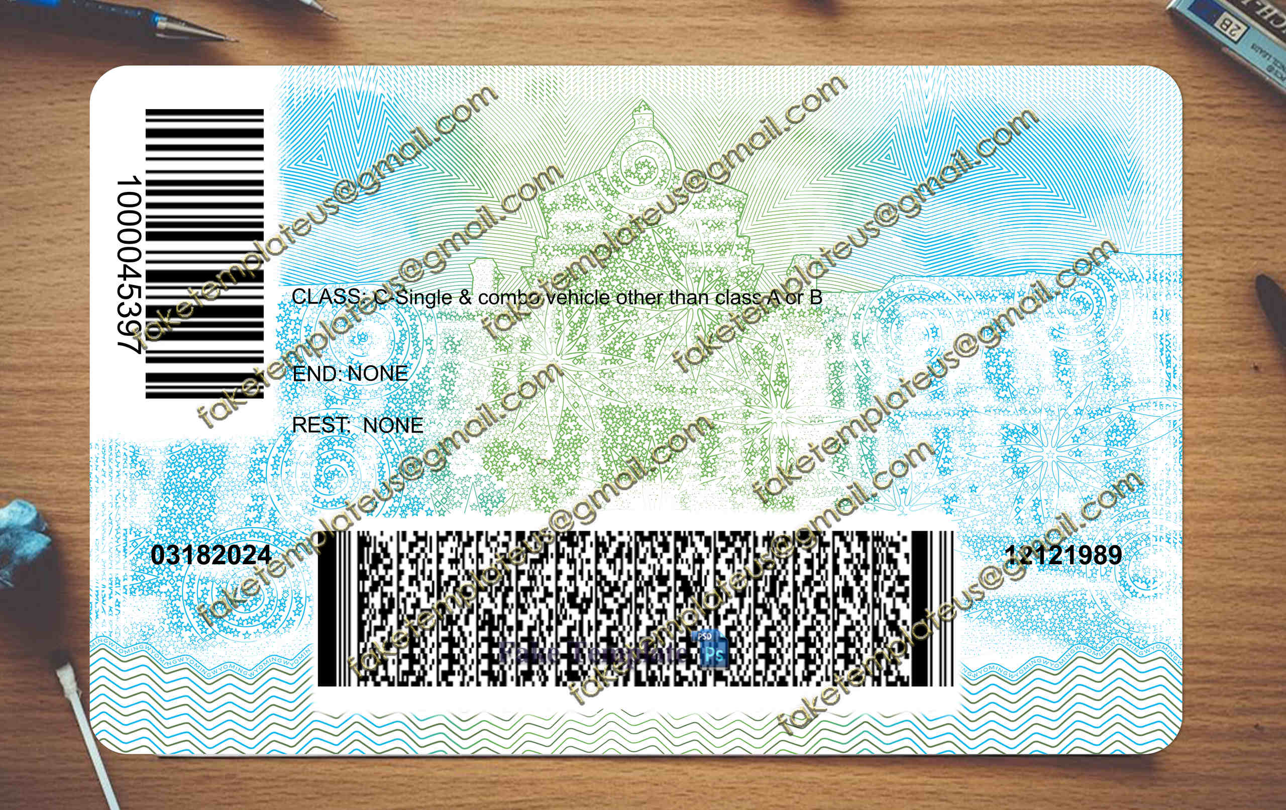back of wyoming drivers license back of wyoming drivers license