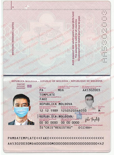 passport of moldova