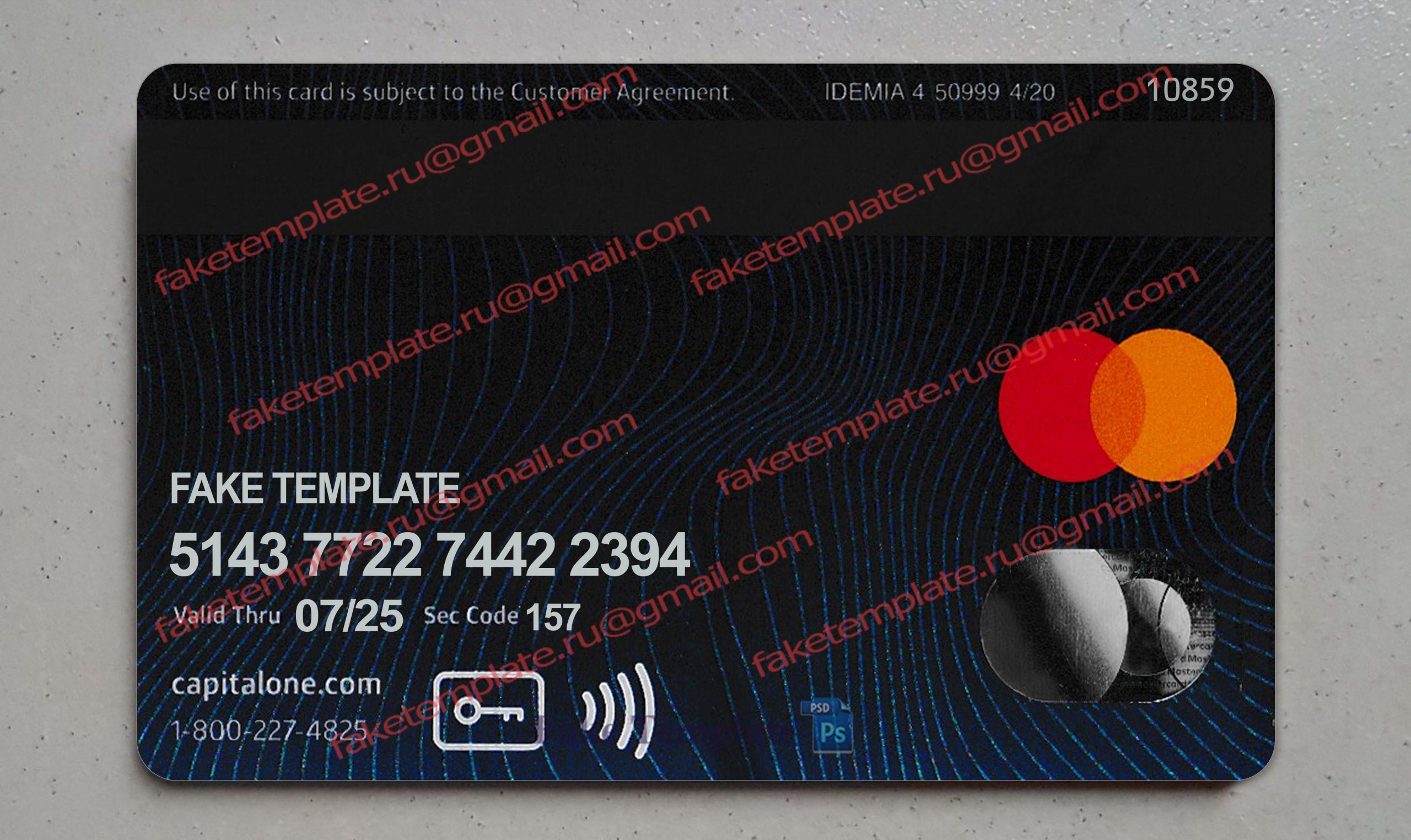 capital one card back capital one card back