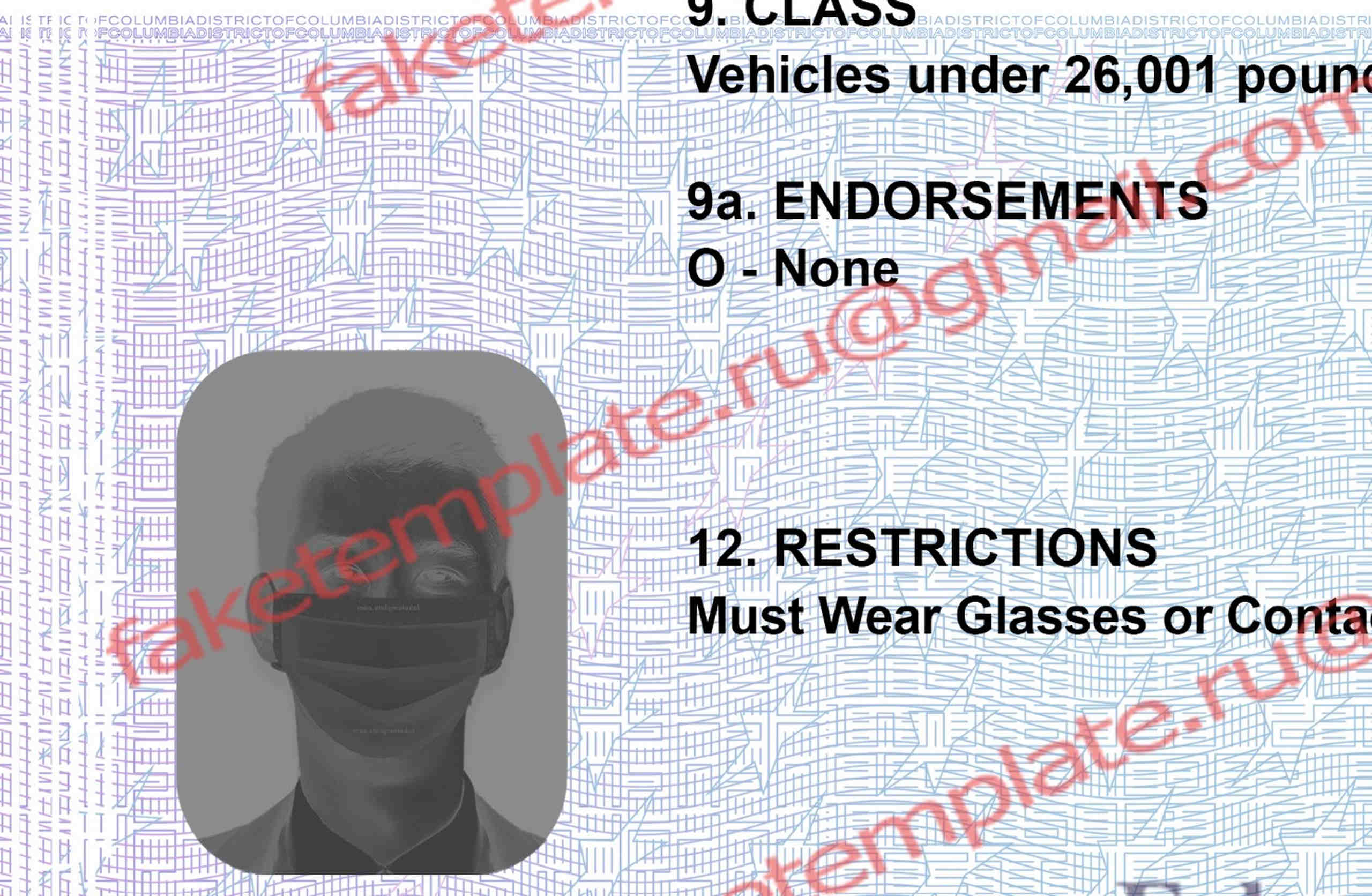 washington dc drivers license psd washington dc drivers license psd